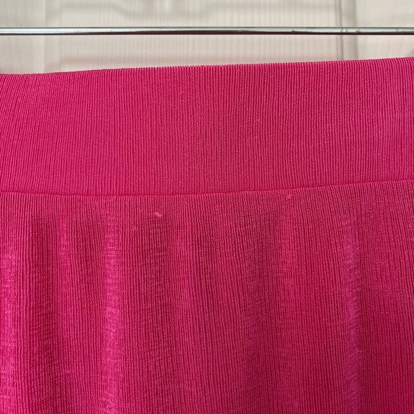 NWOT Sincerely Jules Hot Pink Metallic Midi Skirt | L - Picture 12 of 12